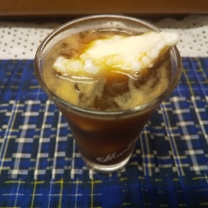 おうちカフェ♡シャリシャリアイスのコーヒーフロート